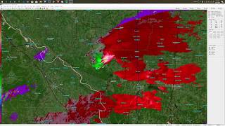 Perryville IL EF4 tornado, February 28th 2017 radar scans