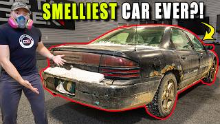 Cleaning The SMELLIEST Car Ever! | First Detail in 26 Years | Car Detailing Restoration screenshot 1