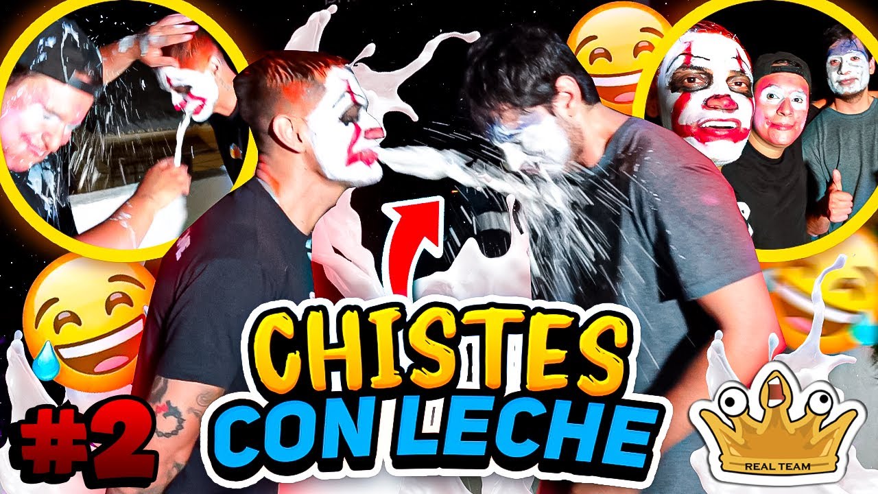 CHISTES CON LECHE #2 CON EL REAL TEAM *Se Pasa de la RAYA🤣*