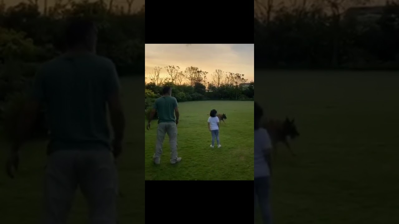 Ms Dhoni enjoying with his family