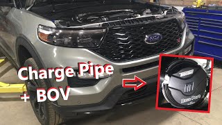 Explorer ST - Charge Pipe, BOV, Intake, and Intercooler Install | Part 2 of Adam's Build! by Shawn Ferret 24,321 views 1 year ago 16 minutes