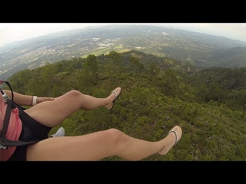 Jumping Off A Mountain- Paragliding Dominican Republic @floridababestravel