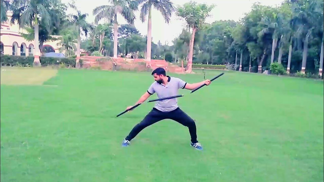 Three section staff || By Master Nitin solanki || At Agra