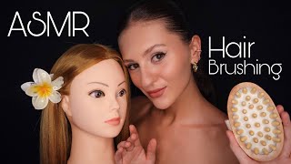 : ASMR Hair Brushing, Hair Play & Soft Whispers 