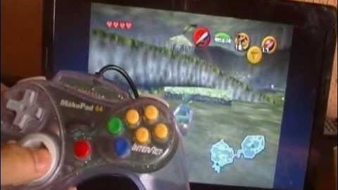 Nintendo 64 controller on laptop emulator (using Arduino and Processing)