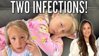 Slammed with An Eye AND Stomach Infection! | Mom Cares for 7-Year Old Before Mother's Day