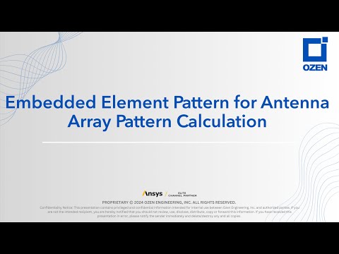 Embedded Element Pattern for Antenna Array Pattern Calculation