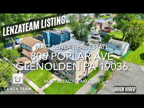 806 Poplar Ave, Glenolden, PA home video tour