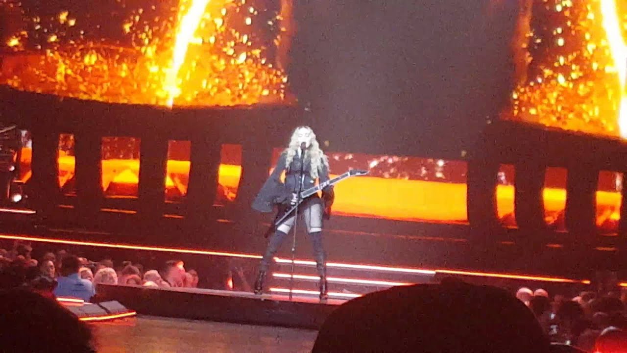 Madonna Rebel Heart Tour London - Burning Up - YouTube