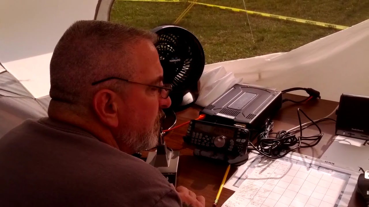 K2MIJ on Field Day 2013 working as K2VN (Nassau Amateur Radio Club)