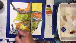 Learning Intuitive  Abstract Painting