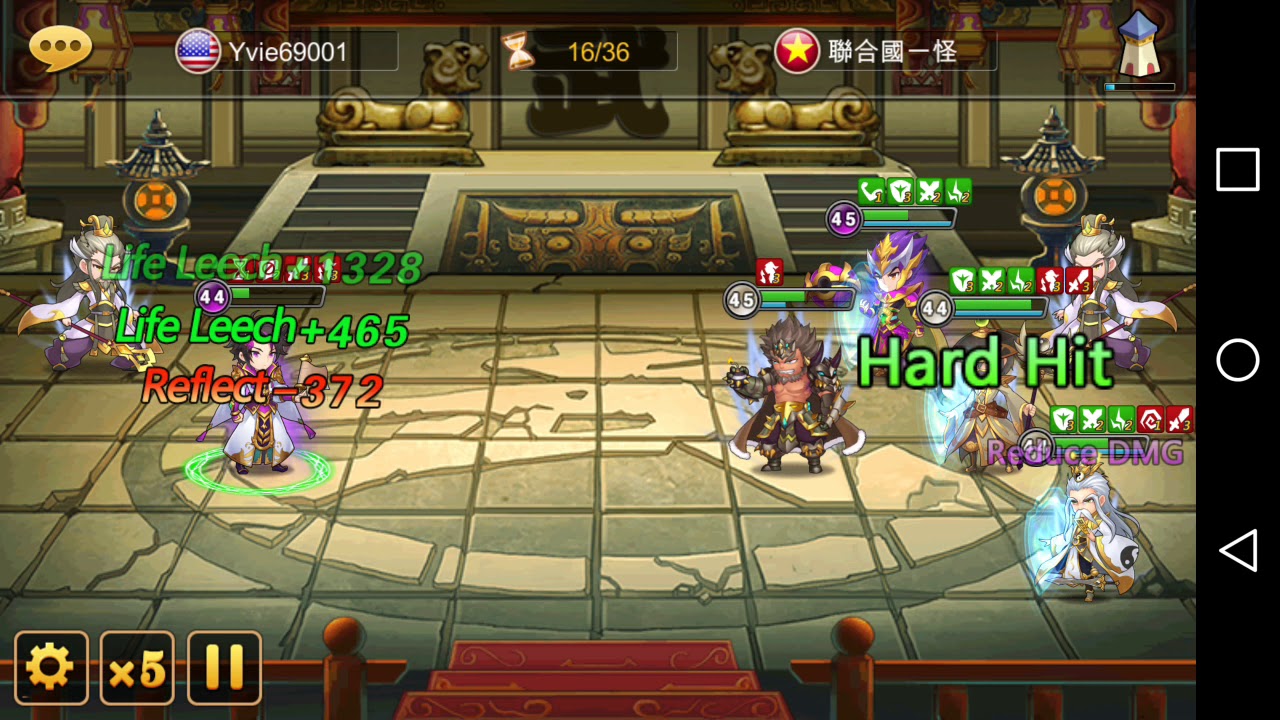 Pocket Three Kingdoms, Evil Lu Kang 1v4 YouTube