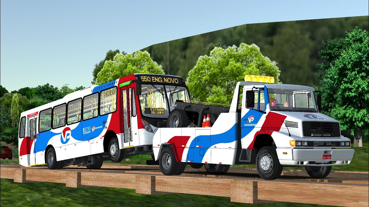 🔵 [PROTON BUS SIMULATOR] MAPA VILAREJO - MERCEDES-BENZ 1618 SOCORRENDO O MEGA PLUS DA PAVUNENSE