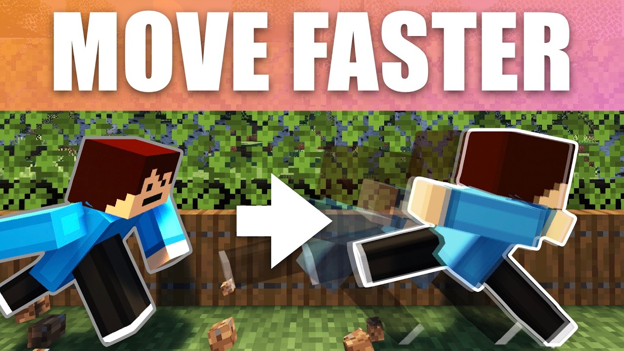 How to run FAST in Minecraft! Make YOUR player Faster with ONE command!