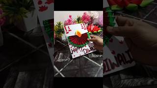 DIY Diwali Card 🪔🎀✨#shorts  #diy #handmade #craft #trending #viral #ytshorts #diwali #diwalispecial