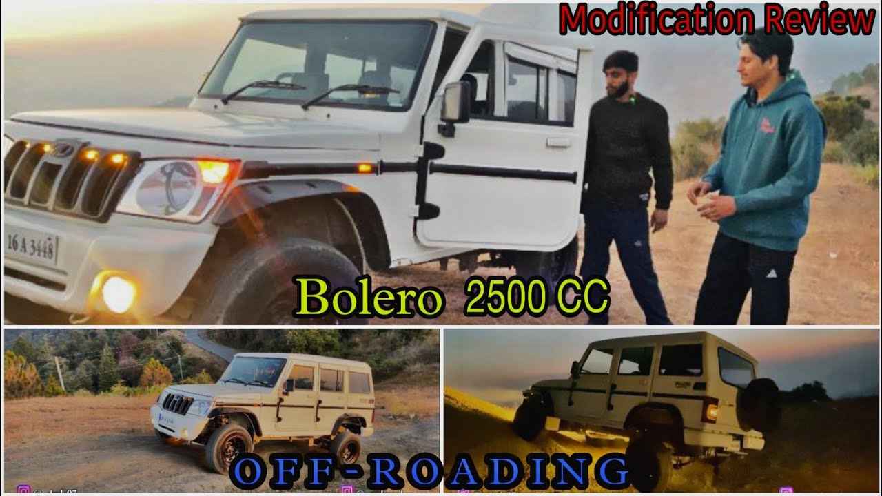 Bolero 2500cc Modification Offroading Review Price? YouTube
