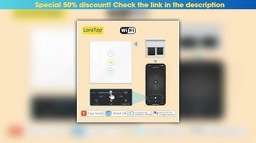 First Look LoraTap 4th Generation WiFi Roller Shutter Curtain Switch for Electric Blind Google Home