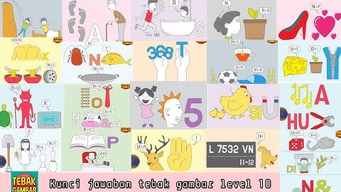 [UPDATE PERLEVEL] Kunci Jawaban Tebak Gambar Level 10👍