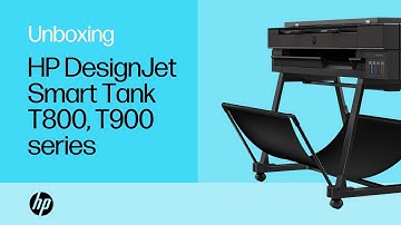 How to install the HP DesignJet Smart Tank T800/T900 printer series | HP Printers | HP Support
