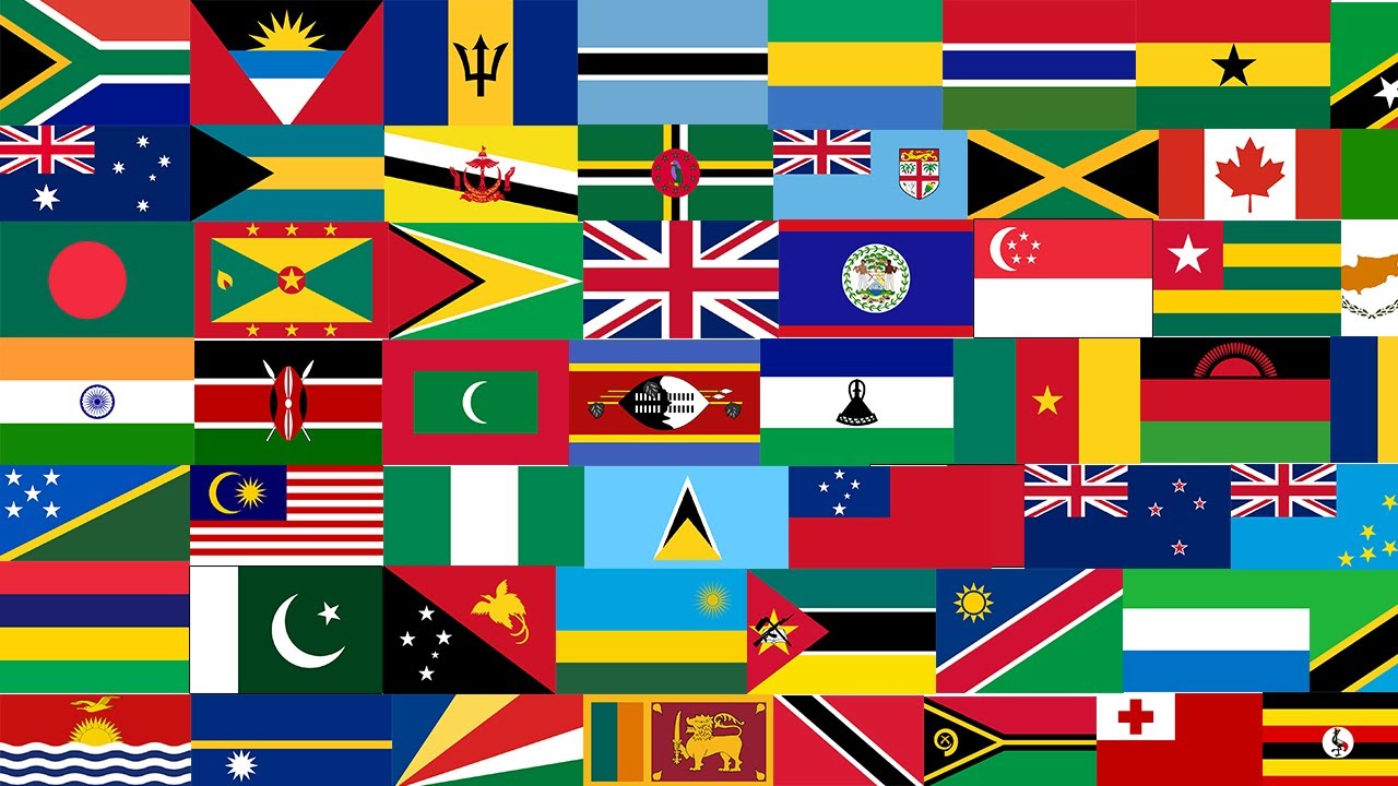 Daftar daftar negara persemakmuran inggris raya - YouTube