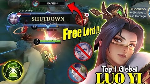 LUO YI EPIC MOMENTS !! LUO YI VS 2 HERO MAGE STUN | BANTU 100 RIBU SUBSCRIBERS