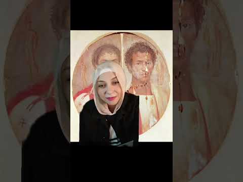 علامه غريبه فى بورتريهات الفيوم  اكسبلور الاثار التاريخ الاهرامات ترند تيك توك تاريخ