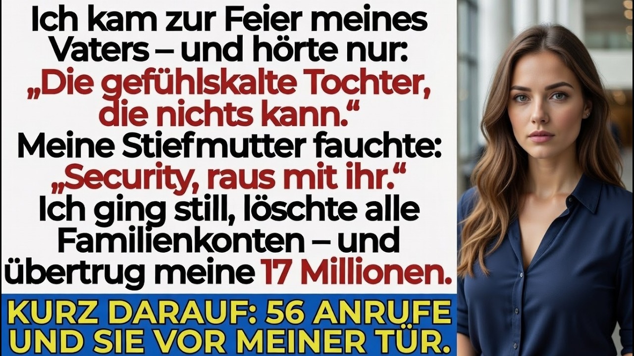 Meine Familie nannte mich „nutzlos“ auf Papas Luxusparty – bis ich meine 31 % der Firma zeigte