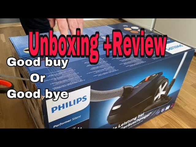 UNBOXING AND REVIEW OF PHILIPS PERFORMER SILENT VACUUM CLEANER - YouTube | Bodenstaubsauger