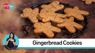 Eggless Gingerbread Cookies Recipe | No Eggs No Molasses Gingerbread Cookies | Christmas Cookies