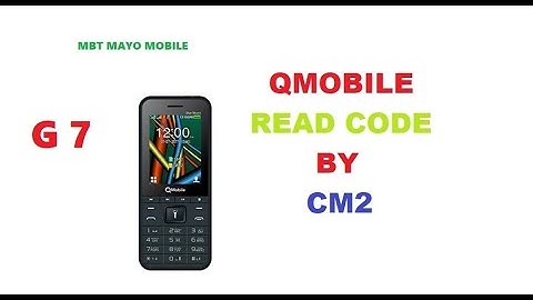 Qmobile G7 Read code by cm2