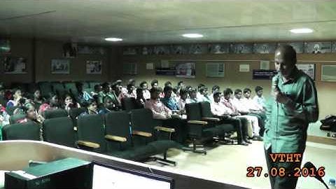 27 08 2016 VELTECH HIGHTECH DEPT OF CSE GUEST LECTURE