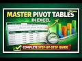 Pivot Table in Excel | Step-by-Step Tutorial for Beginners #exceltutorial