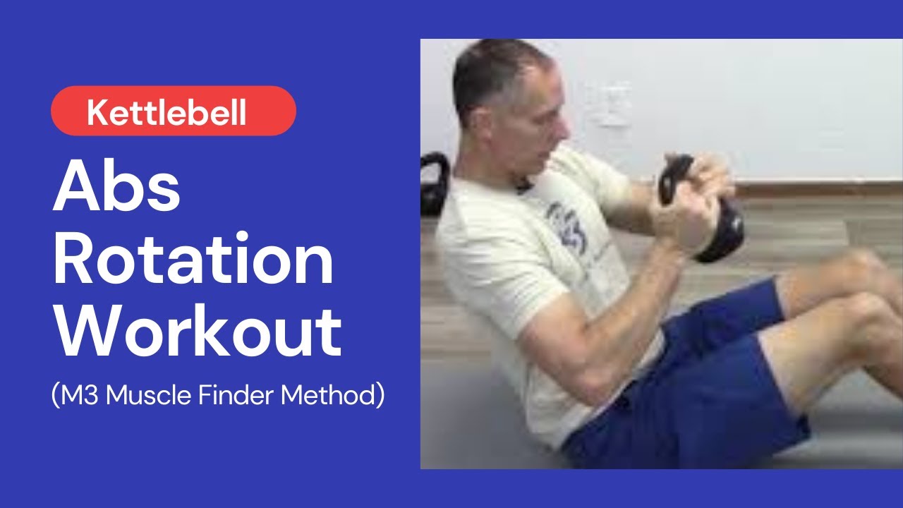 How to do abs rotation with kettlebell exercise for strong core with ...