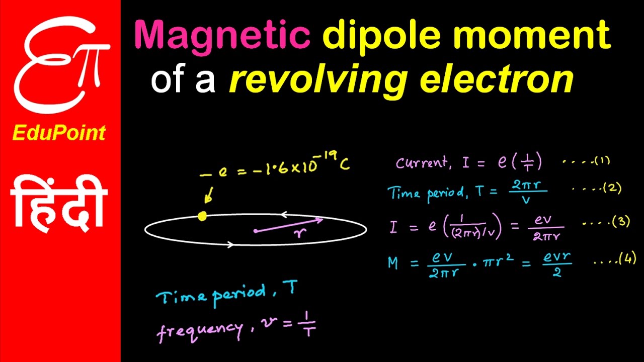 Magnetic dipole moment of a revolving electron video in EduPoint - YouTube