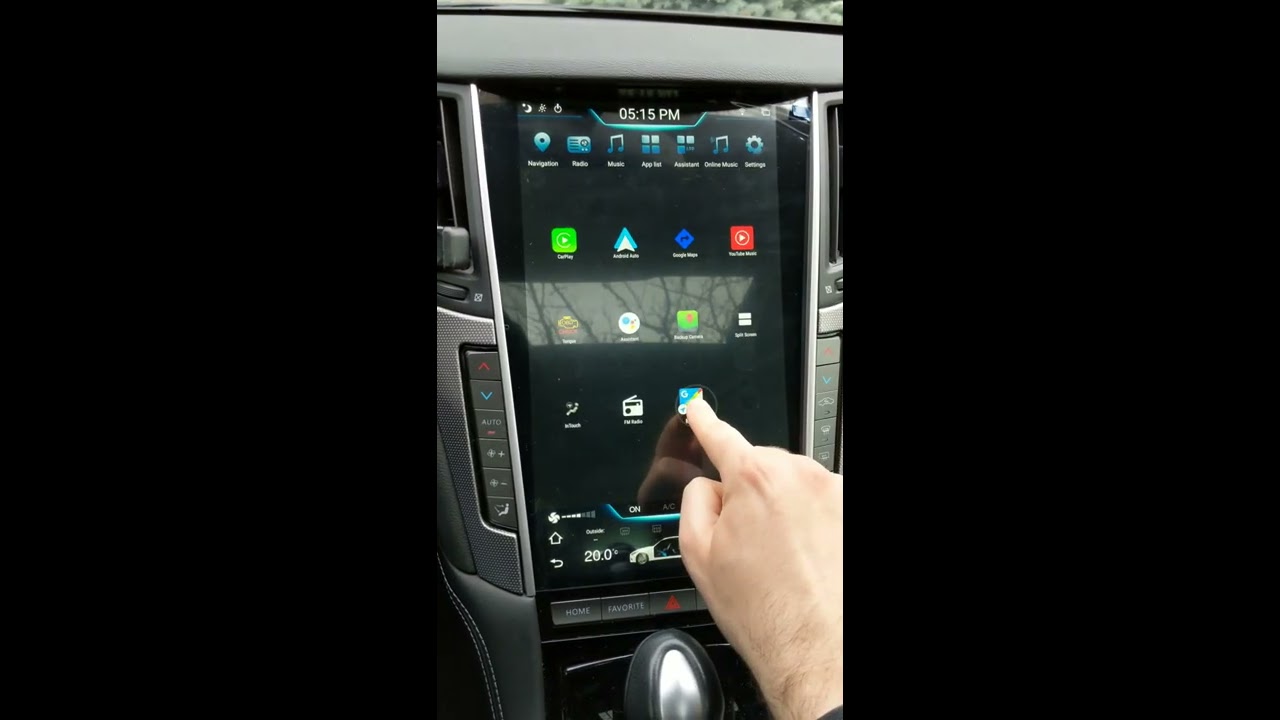 Infiniti Q50 Android Radio - Zone Launcher