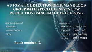 Automatic detection of human blood group with special cases using image processing ( batch 12) screenshot 5
