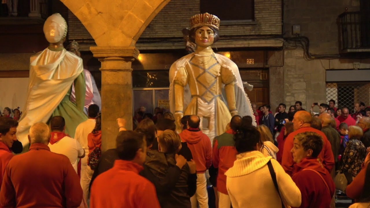 FIESTAS DE SANGÜESA 2017 DIA 17 DESPEDIDA DE LOS   GIGANTES Y FIN DE FIESTAS