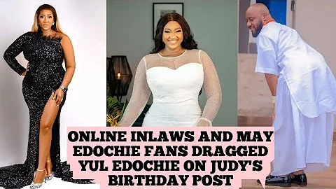 Birthday post Wahala Yul Edochie got dragged for Celebrating his Second wife birthday Judy Austin