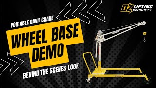 Wheel Base for use with OZTP500DAV davit crane (Pedestal base and