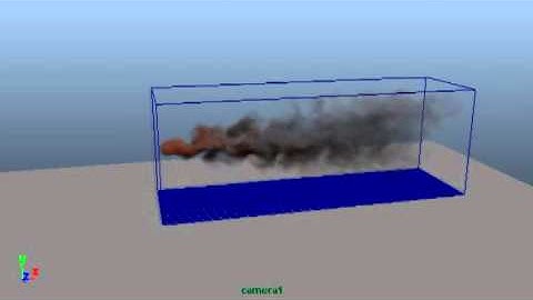 Maya fluids smoke effect
