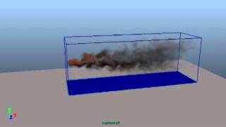 Maya fluids smoke effect