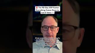 🚨 The 90-Day XRP Rumor: Everything Comes Down to Just 5 Votes 👀