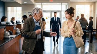 “Can you PRETEND TO BE MY GRANDDAUGHTER for five minutes” — an old man asked her at the bank...