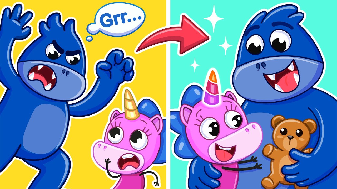 Habt keine Angst vor Monstern! | Gruseliges Monster vs. Niedliches Monster Cartoon 👾✨ | Kleine Mimi🦄