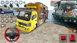 Truk Oleng Canter Bawa Beras Langsung Dari Kapal l Mod Bus Simulator Indonesia