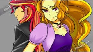 (Read description)MLP sunset shimmer X adagio dazzle | name of love