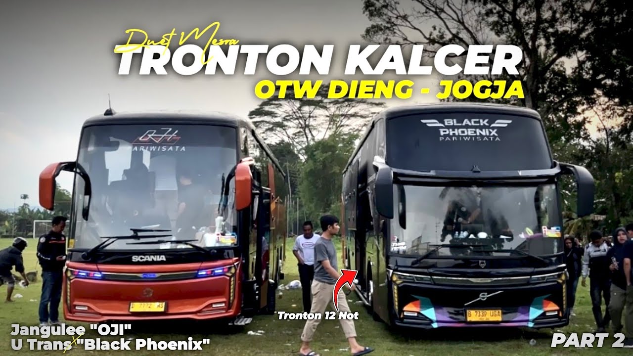 [ DUET TRONTON KALCER HEBOHKAN KOTA JOGJA‼️] TOUR DIENG JOGJA “Jangulee OJI & U Trans BLACK PHOENIX”