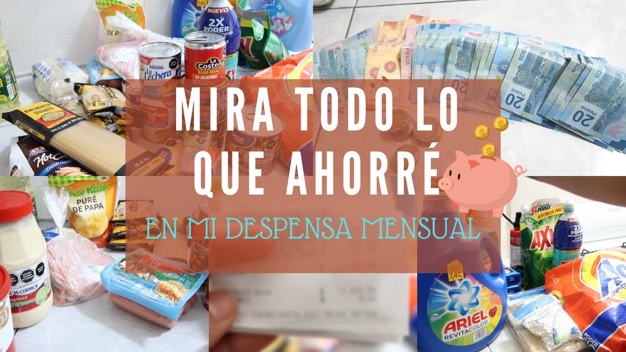 Mi Compra Mensual en el SUPER | Despensa con POCO PRESUPUESTO | Erika Blop