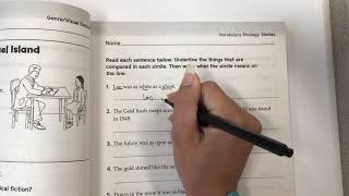 3rd grade practice book pages 61 & 67
