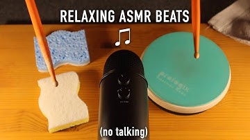 Relaxing ASMR Beats  | Rhythmic Tapping | No Talking